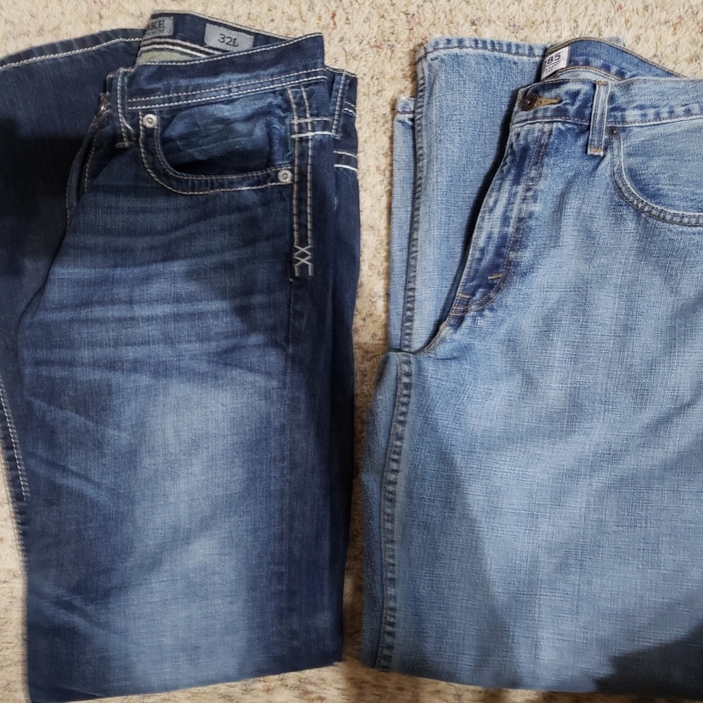 Mens Denim Jean's 32/32 Lot of 2